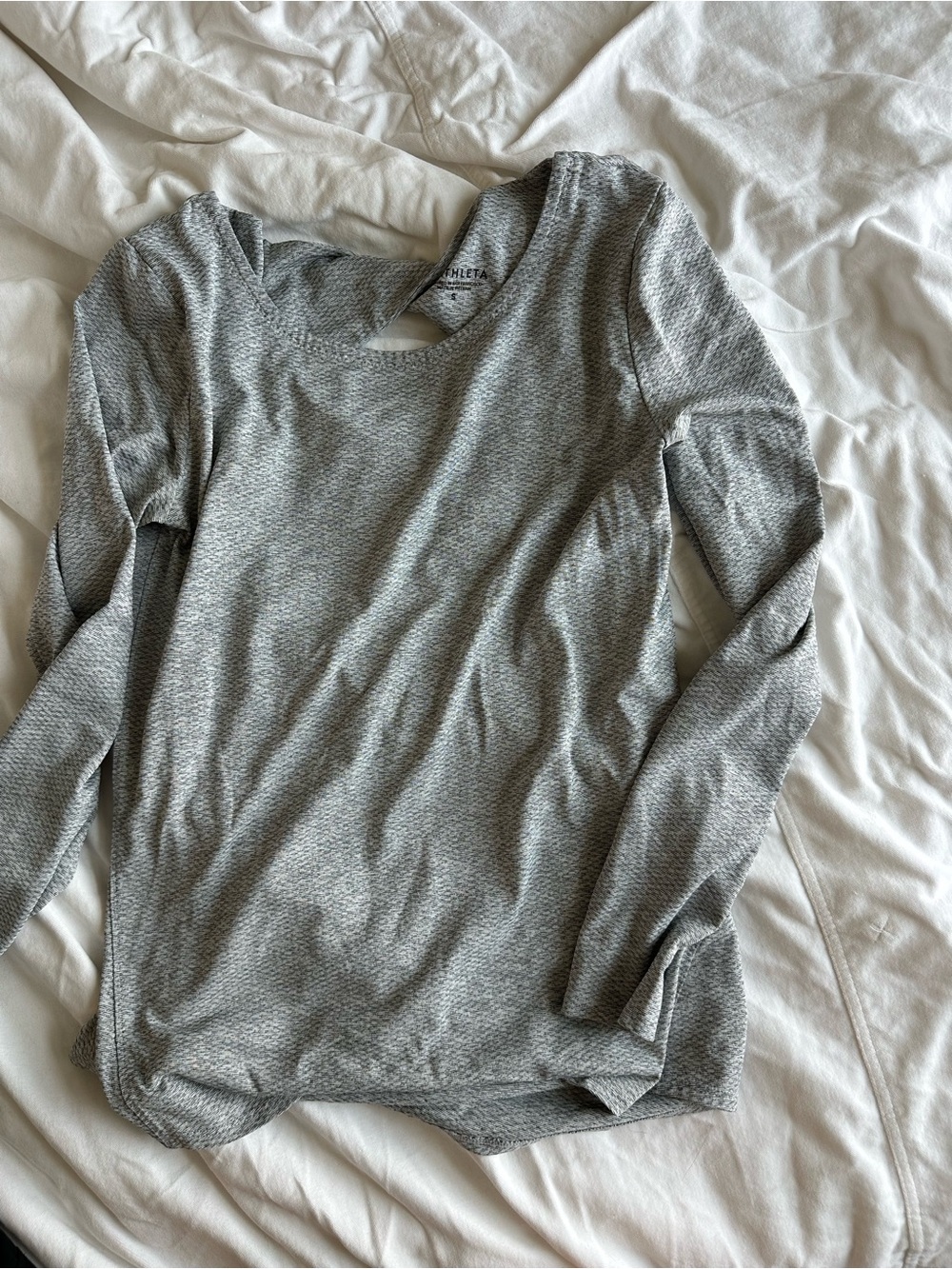 Athleta Heather Gray Women's Athletic Tee